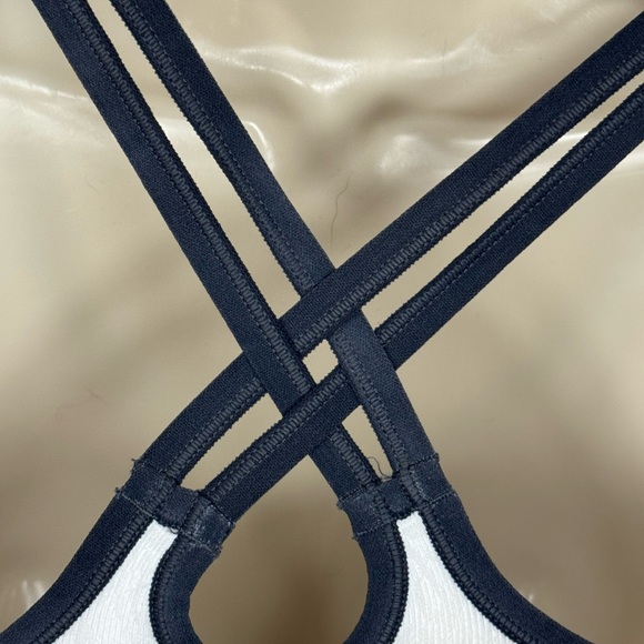 NUX White and Black Sports Bra - Picture 7 of 10